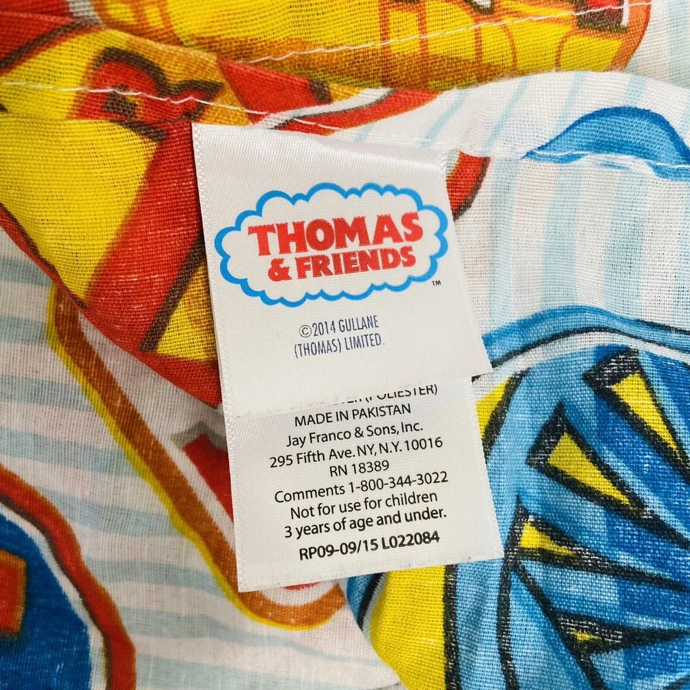 Thomas the Tank Engine Flat & Fitted Sheet Size Twin Cotton Blend
